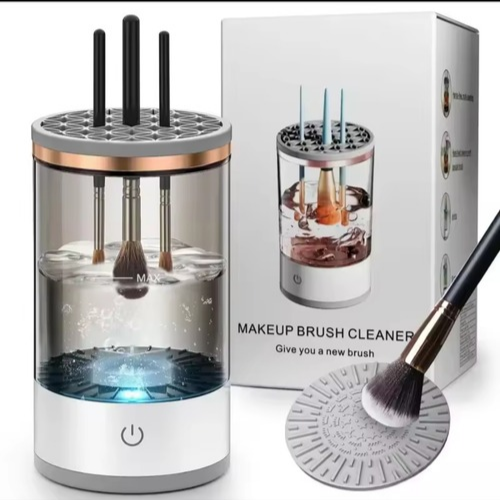 limpiador eléctrico de brochas de maquillaje
