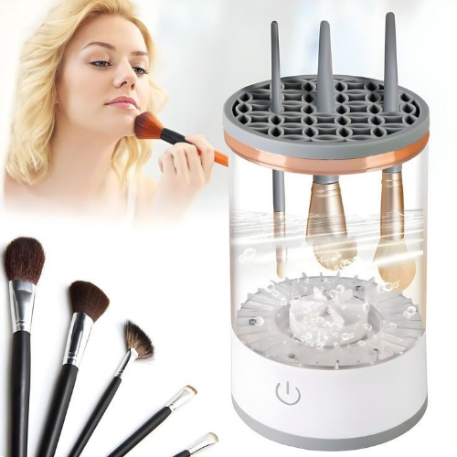 limpiador eléctrico de brochas de maquillaje