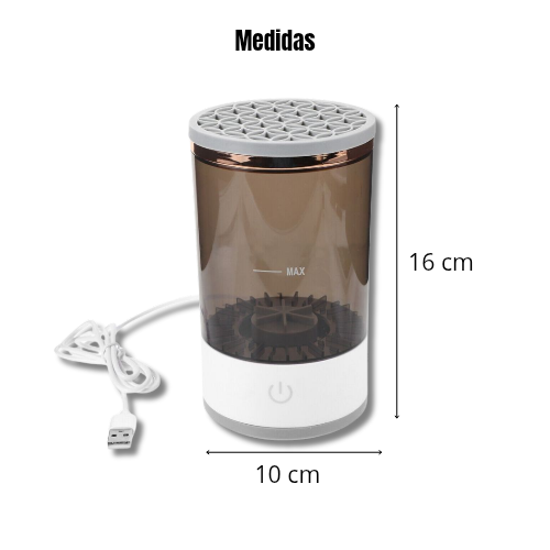 limpiador eléctrico de brochas de maquillaje