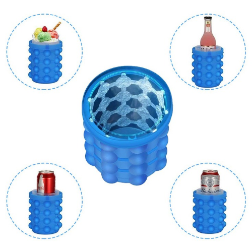 Molde para cubitos de hielo de silicona