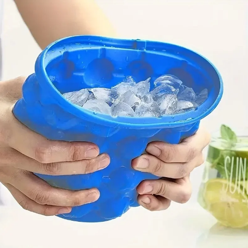 Molde para cubitos de hielo de silicona