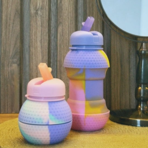 Botella expandible de silicona