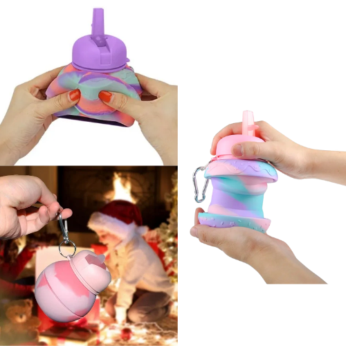 Botella expandible de silicona