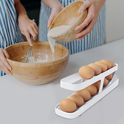 Organizador de huevos deslizable