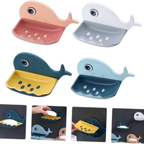 Jabonera en forma de ballena