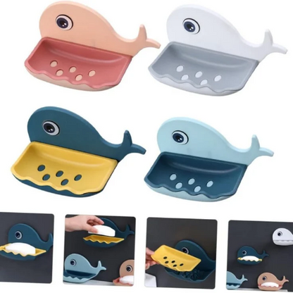 Jabonera en forma de ballena