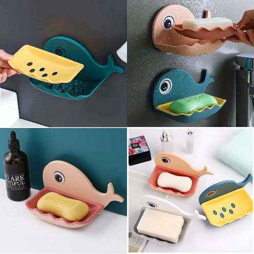 Jabonera en forma de ballena