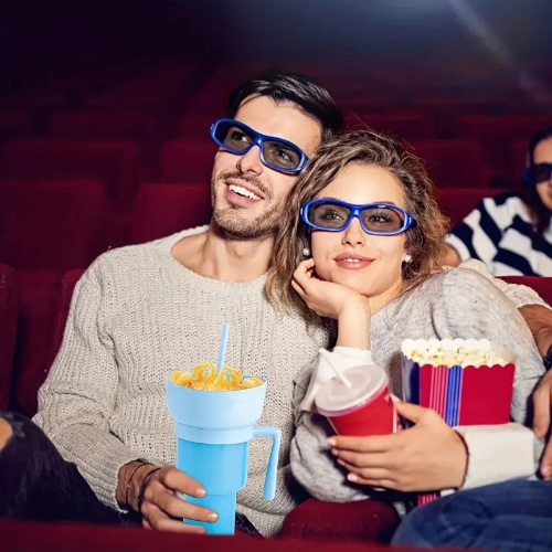 Vaso 2 en 1 para Snack