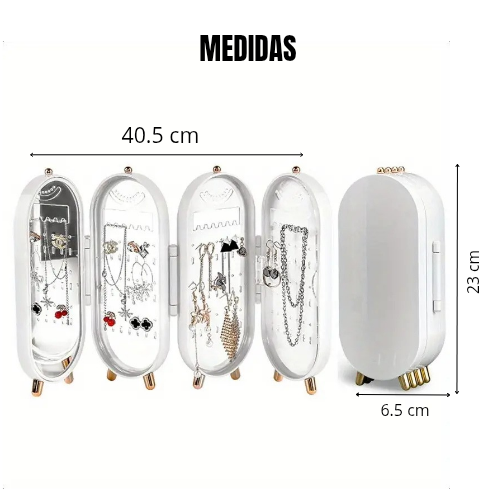 Organizador de joyas plegables