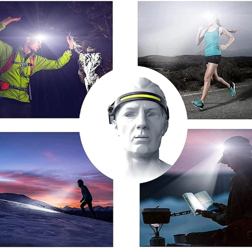 Linterna frontal led