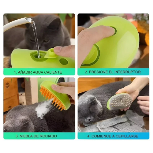 Peine a vapor de mascotas