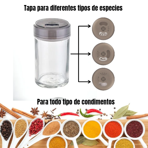 Especiero giratorio de 360°