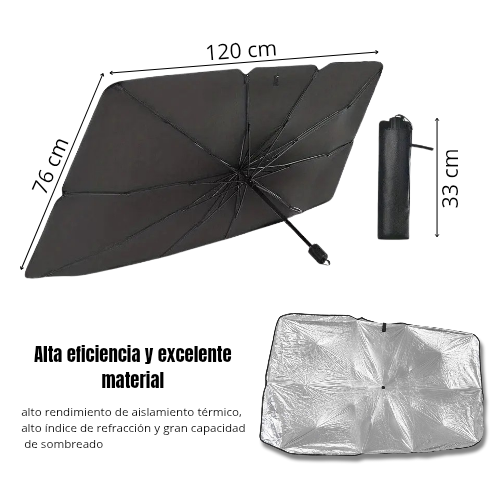 Paragua de auto con funda