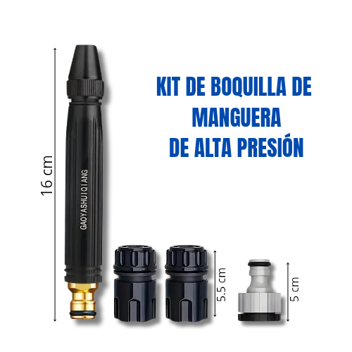 KIT BOQUILLA DE MANGUERA DE ALTA PRESIÓN