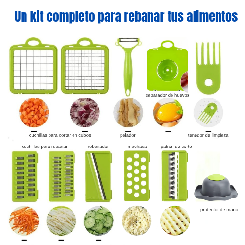 Cortador multifunctional de verduras