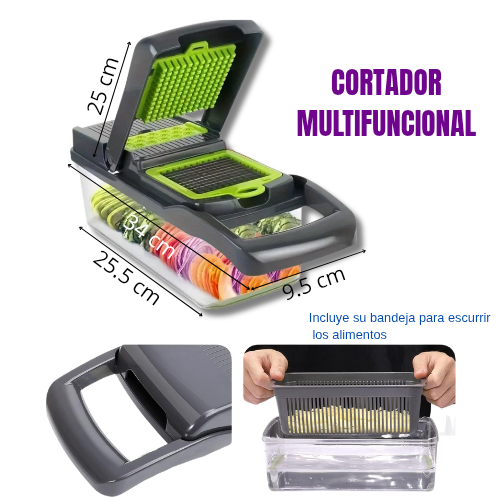 Cortador multifunctional de verduras