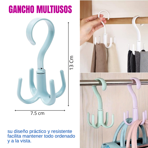 Gancho multiusos 360°