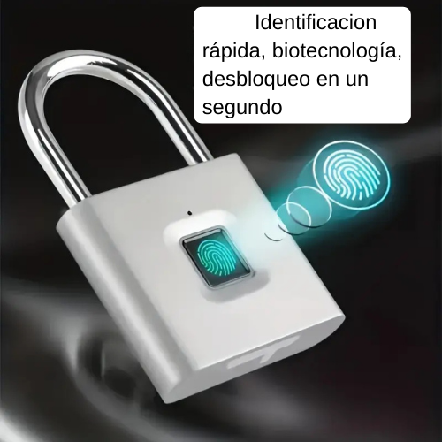 Candado con huella digital