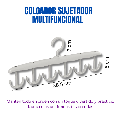 Colgador sujetador multifuncional