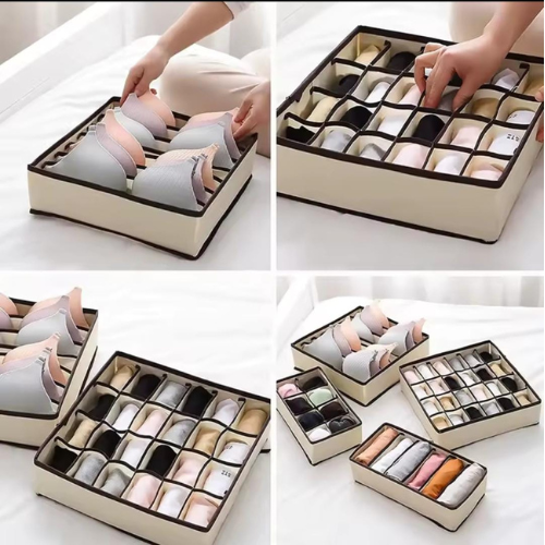 Set de 4 piezas organizador de ropa interior