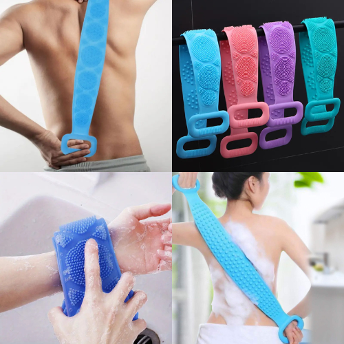 Frotador de silicona exfoliante