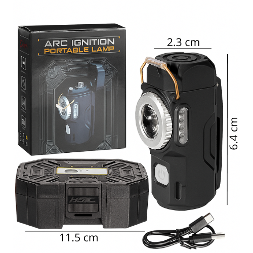 Mini Linterna encendedor con estuche