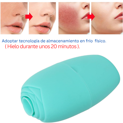 Molde de hielo facial
