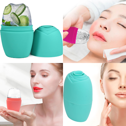 Molde de hielo facial