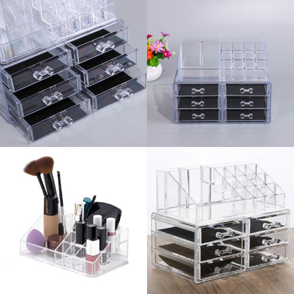 Roperito organizador de maquillaje acrílico