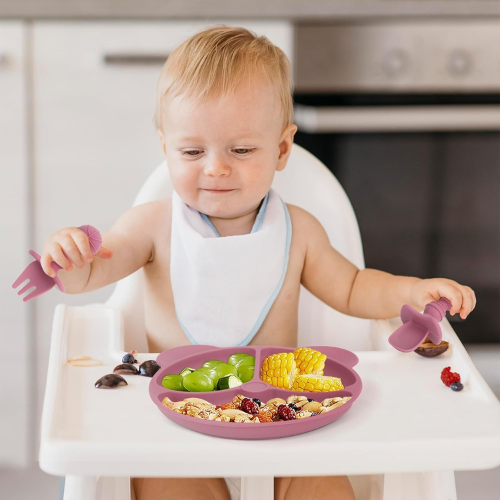 Set de alimentación de silicona para bebé