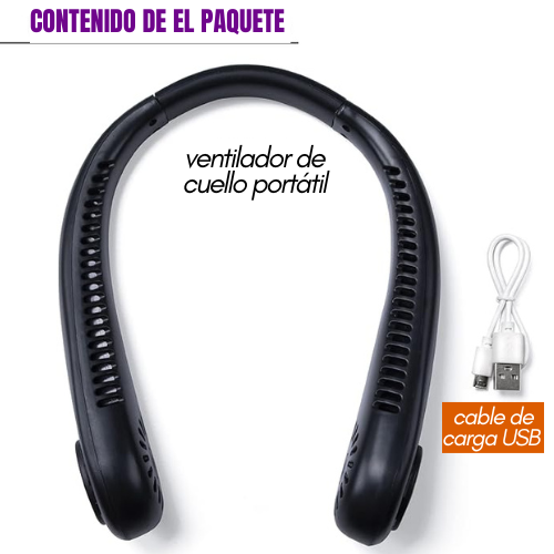 Ventilador de cuello portátil