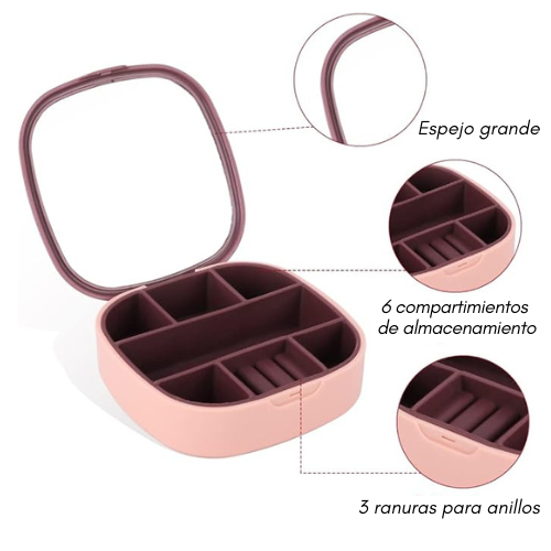 Mini joyero con espejo