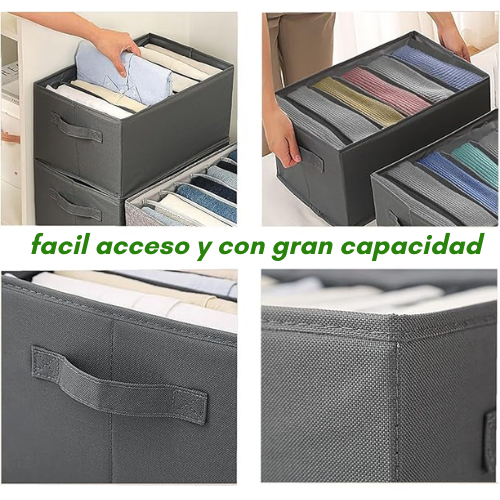Organizador plegable con 5 divisiones