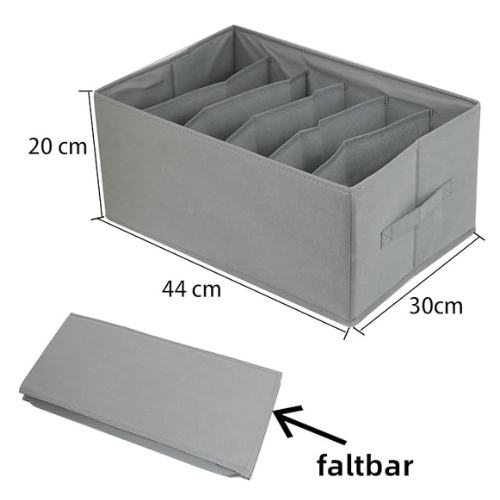 Organizador plegable con 5 divisiones