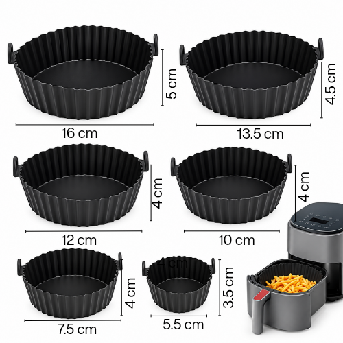 SET MOLDES de silicona (6 unidades)
