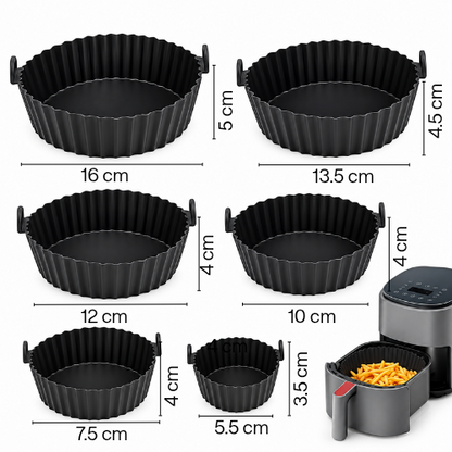 SET MOLDES de silicona (6 unidades)