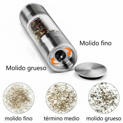 Molinillo de condimentos 2 en 1