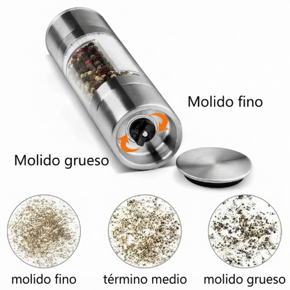Molinillo de condimentos 2 en 1