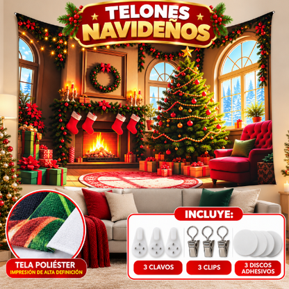 Telones navideños