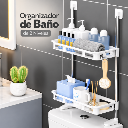 Organizador de baño - 2 NIVELES