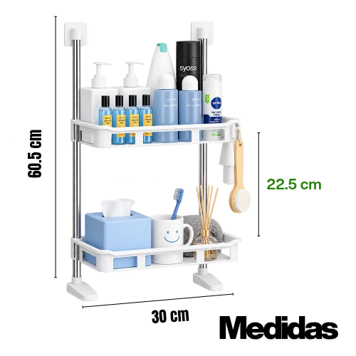 Organizador de baño - 2 NIVELES