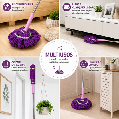 Trapeador micro-absorvente