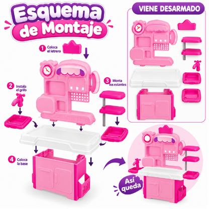 Cocinita de niñas -53 PIEZAS