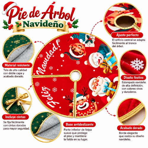 Mantel de arbolito