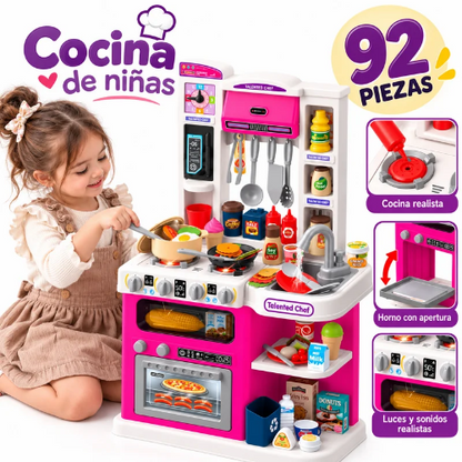 Cocina de niña - 92 PIEZAS