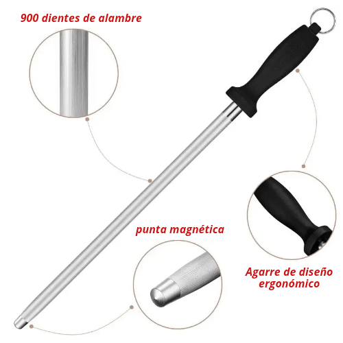 Varilla afilador de cuchillos