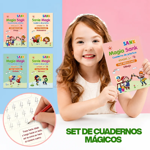 Kit de cuadernos mágicos de caligrafía