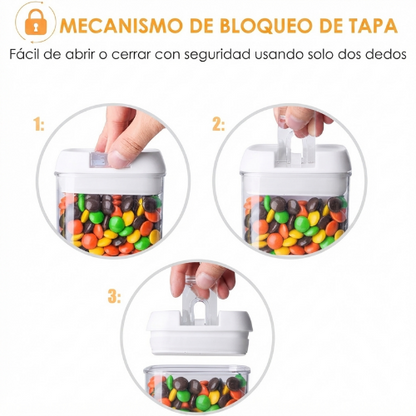 Juego de 6 recipientes herméticos