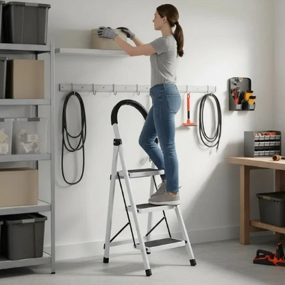 ESCALERA PLEGABLE METÁLICA