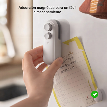 Mini sellador de bolsas